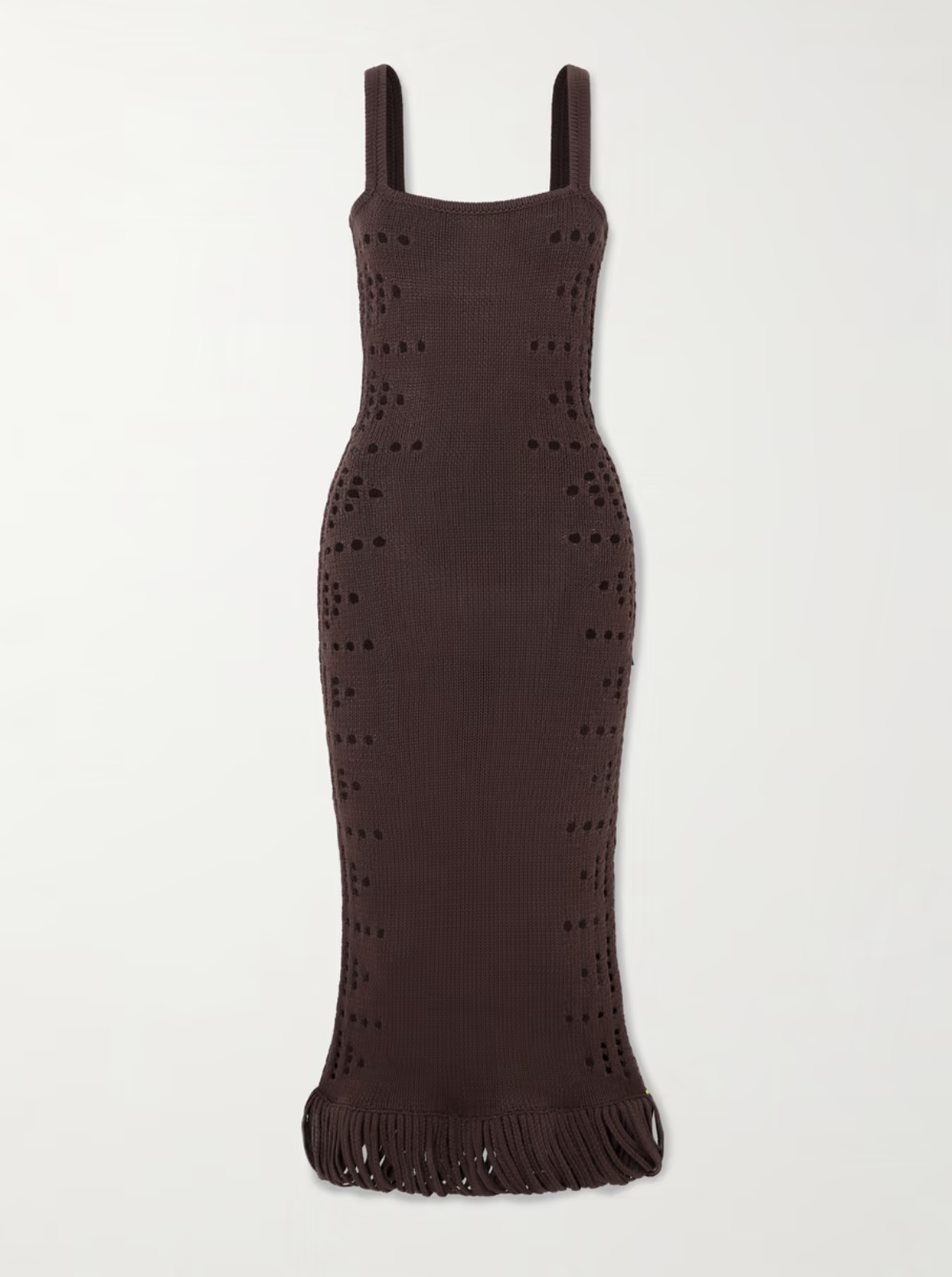 Где найти платье шоколадного оттенка как у Клаудии Шиффер?